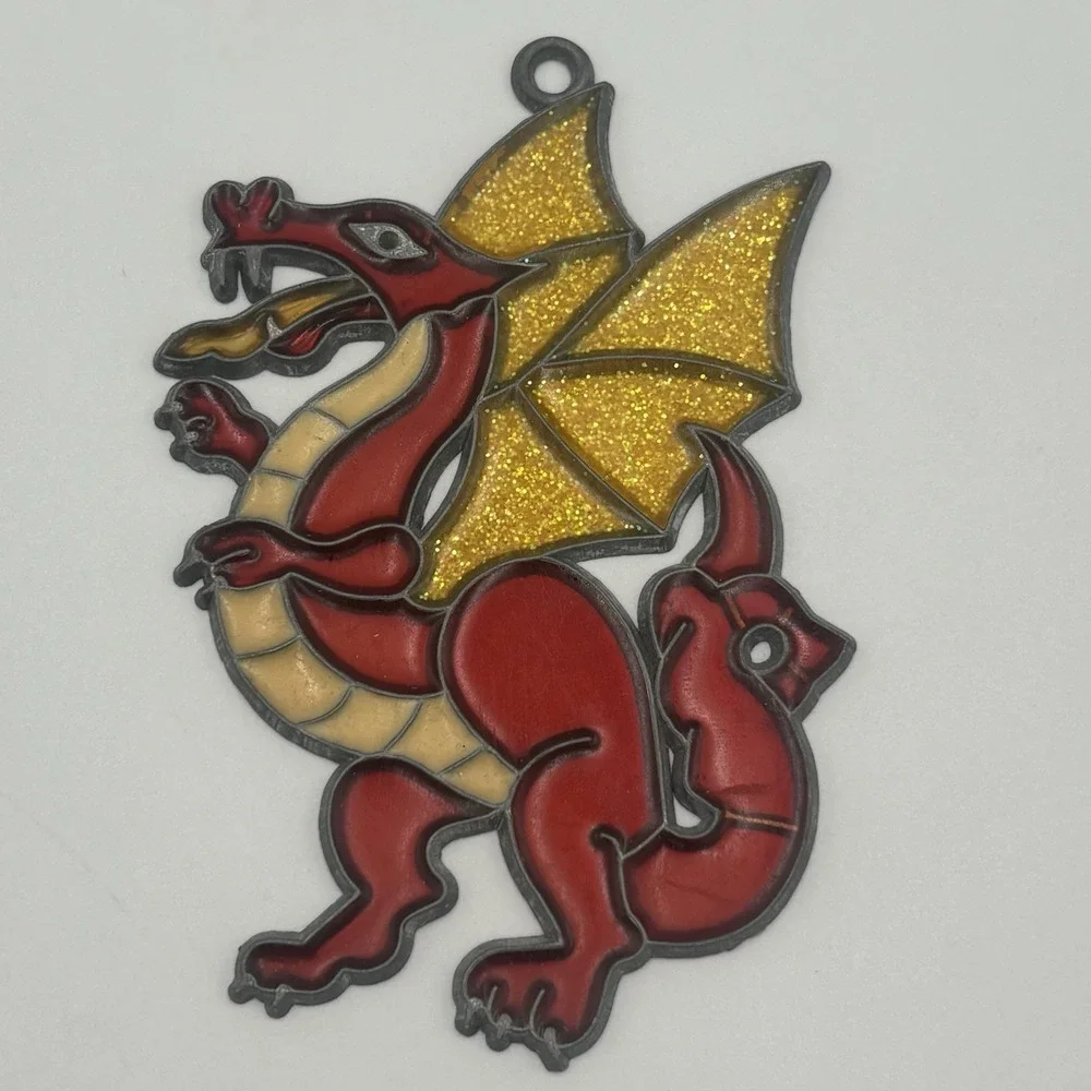 Vintage Dragon Window Sun‎ Catcher Window Hang Ornament